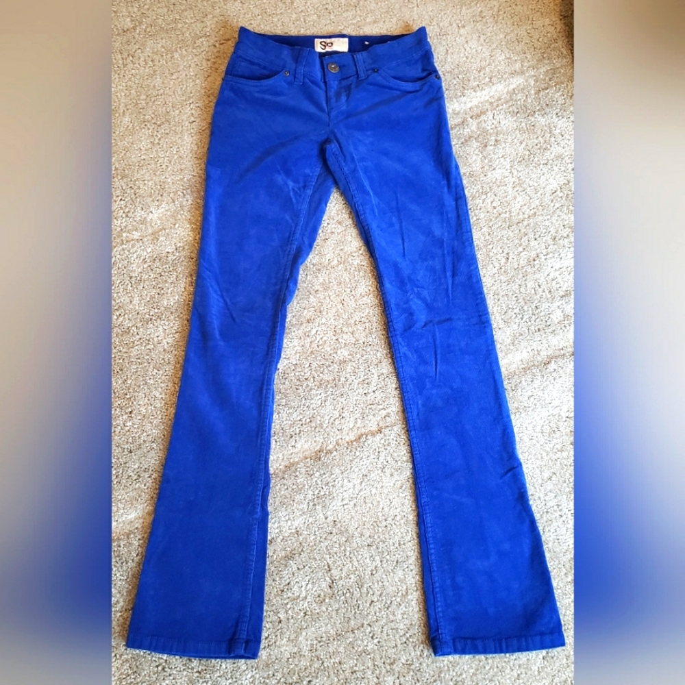 SO Royal Blue Corduroy Size 1 Pants (Juniors)